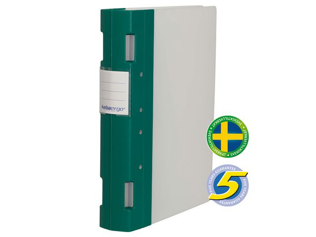 KEBA Gaffelpärm Ergo A4 55mm grön/neutral, st
