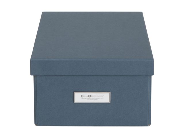 Bigso Box Förvaringsbox Karin blå, st