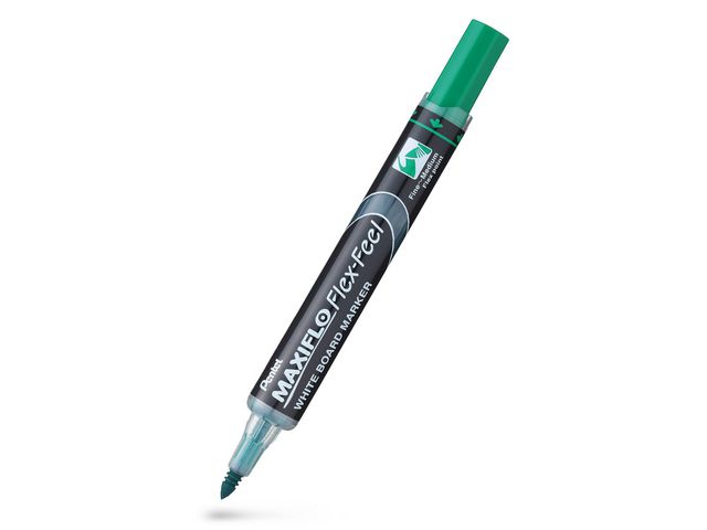 Pentel Whiteboardpenna Maxiflo Flex grön, st