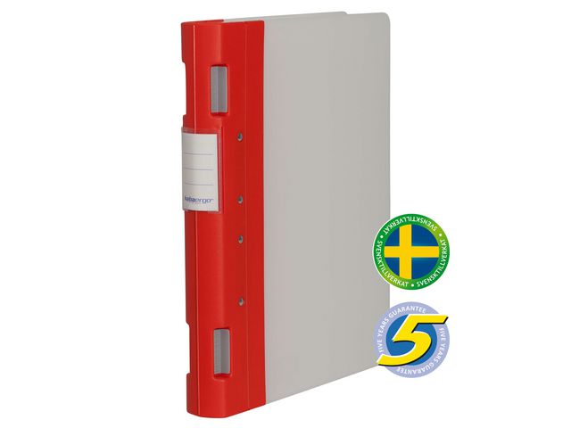 KEBA Gaffelpärm Ergo A4 40mm röd/neutral, st