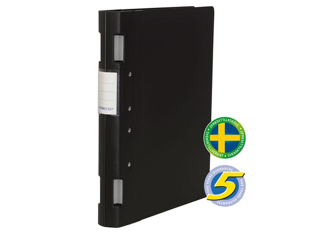 KEBA Gaffelpärm Ergo A4 40mm svart/svart, st