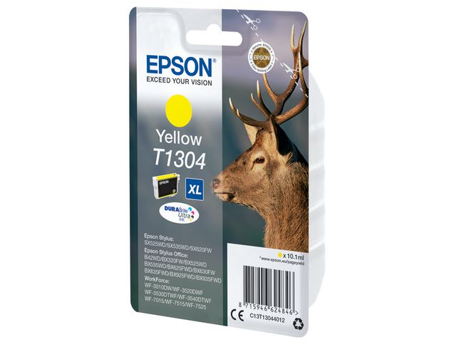 Epson Bläckpatron C13T13044012 Gul, st
