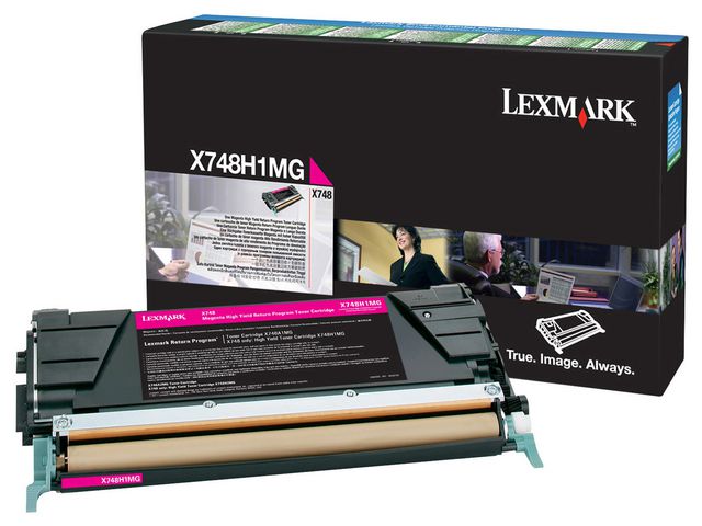 Lexmark Toner X748H1MG magenta, st