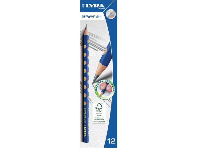 LYRA Blyertspenna LYRA Groove Slim 12/fp, fp om 12 st