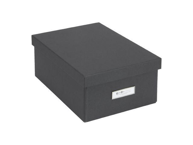 Bigso Box Förvaringsbox Karin grå, st