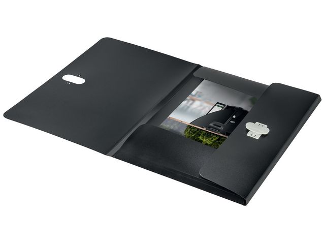Leitz Boxmapp recy 3-kl PP A4 sv, st