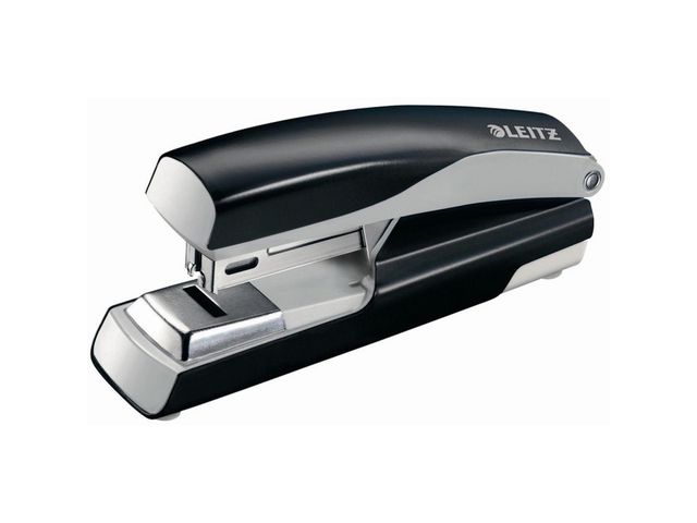 Leitz Häftapparat, NeXXt, 30 arks kapacitet, kompatibel med Leitz® Power Performance P3, 24/6 och 26/6, toppmatad refillmekanism, svart, st