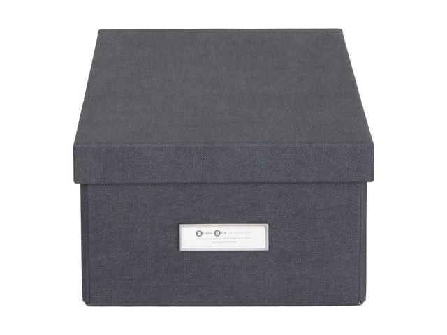 Bigso Box Förvaringsbox Karin svart, st