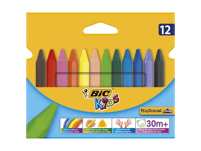 BIC® Plastkritor Bic Plastidecor, fp om 12 st