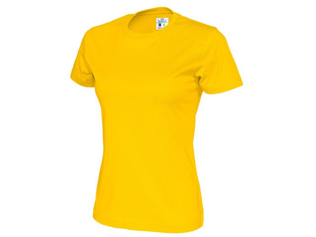Cottover T-Shirt dam GOTS gul L, st