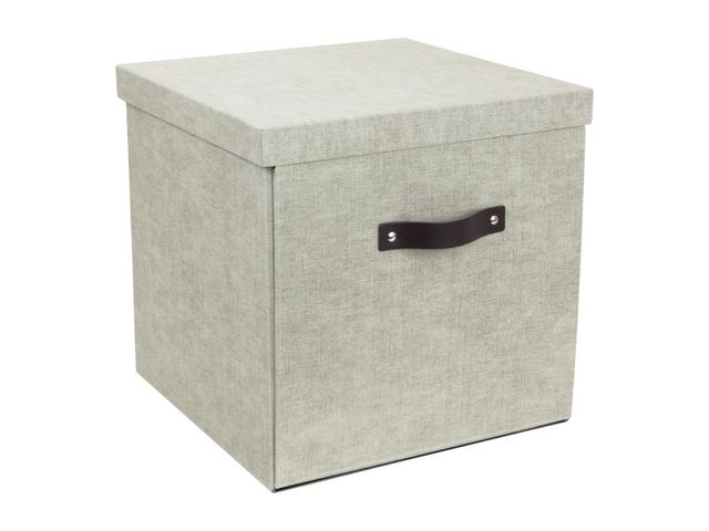 Bigso Box Förvaringsbox Logan linne, st