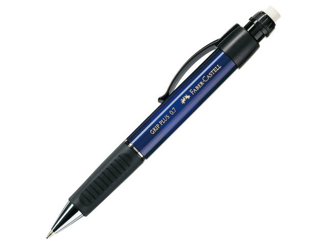 Faber-Castell Stiftpenna, Grip Plus 1307, 0,7 mm, pennkropp med greppzon, blå, st