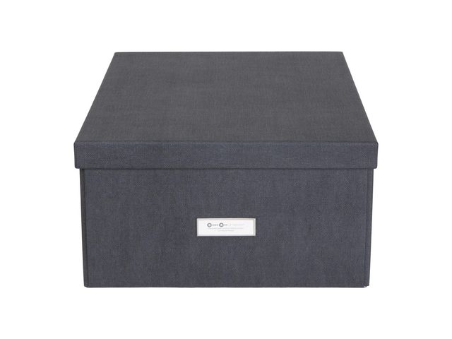 Bigso Box Förvaringsbox Katrin svart, st