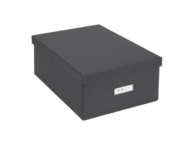 Bigso Box Förvaringsbox Katia grå, st