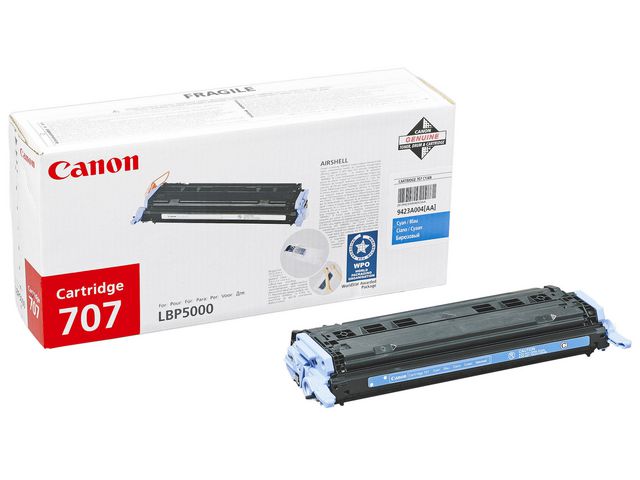 Canon Toner, 707, cyan, singelförpackning, 9423A004, st