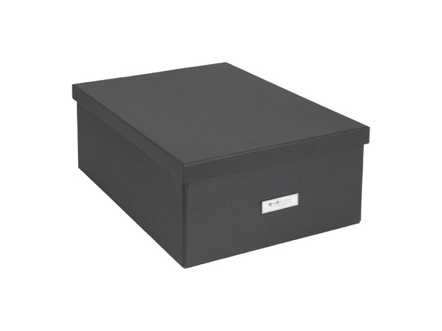 Bigso Box Förvaringsbox Katrin grå, st