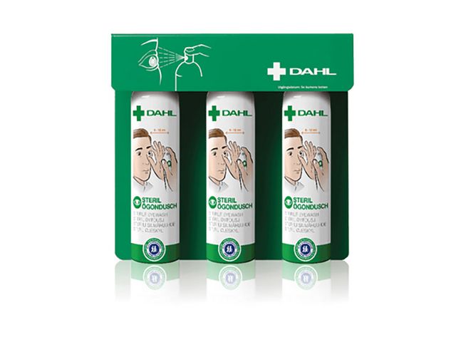 Dahl Medical Ögondusch komplett inklusive 3st 200ml, fp om 3 st