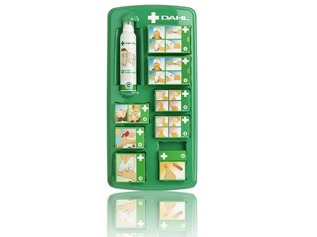 Dahl Medical Första hjälpen-tavla beige innehåll, st