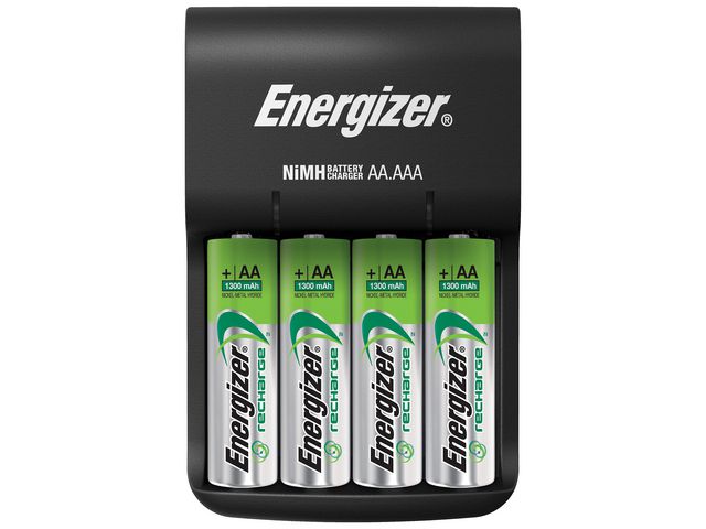 Energizer Batteriladdare Base + 4xAA, st
