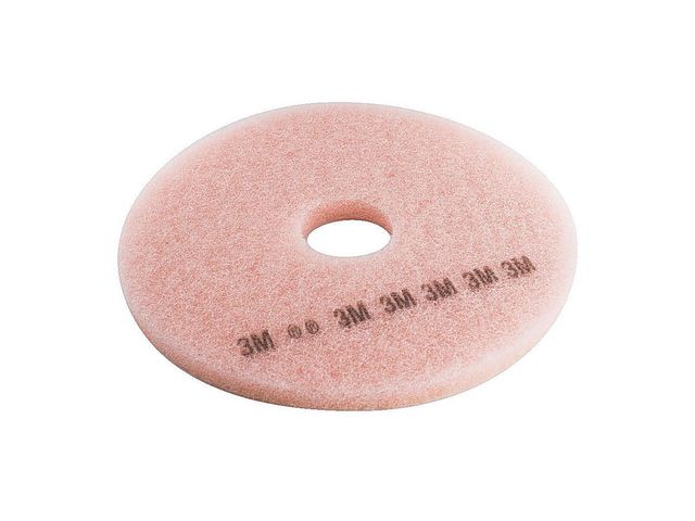 Scotch-Brite Rondell, Eraser 3600, för golvpolish, rosa, st