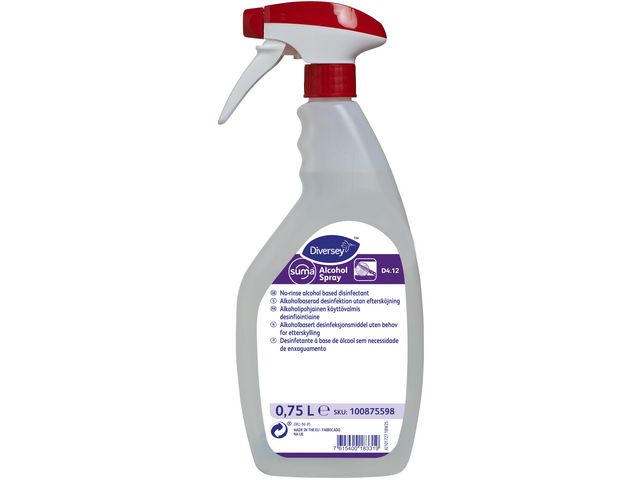 Suma Ytdesinfektion D4 Spray 750ml, flaska om 750 ml