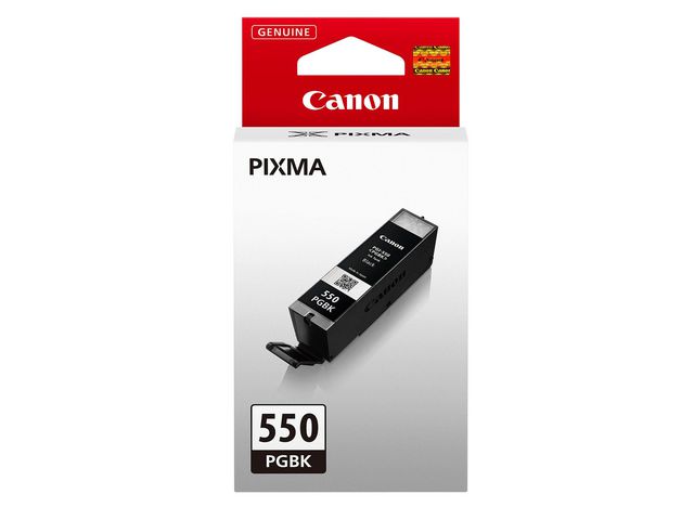Canon Bläckpatron, PIXMA PGI-550 PGBK, 6496B001, svart, singelförpackning, st