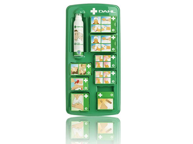 Dahl Medical Förbandstavla Display - blått innehåll, st