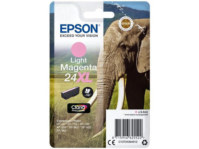Epson Bläckpatron C13T24364012 ljus mag, st
