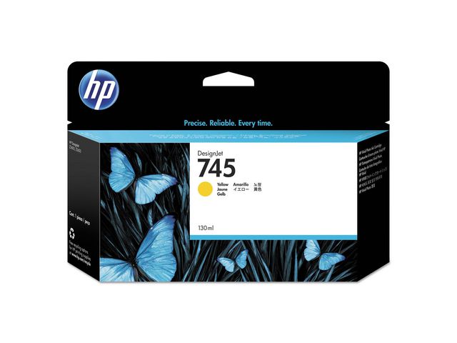 HP Bläckpatron F9J96A 745 Gul, st