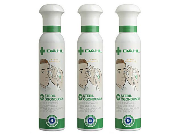 Dahl Medical Ögondusch 200ml refill, fp om 3 st