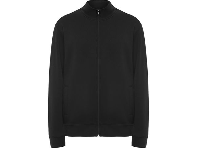 ROLY Sweater zip ulan unisex svart M, st