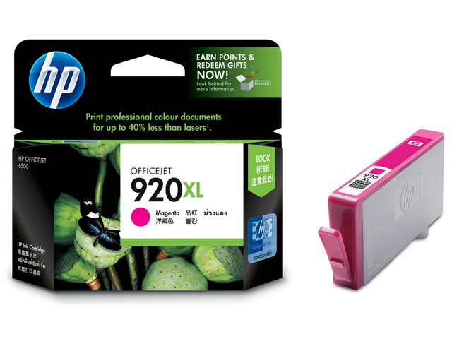 HP Bläckpatron CD973AE 920XL Magenta, st