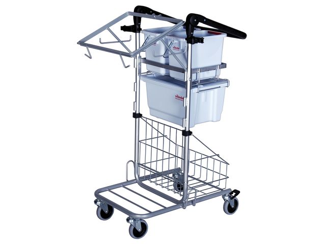 Vileda Städvagn Professional Micro Premium, mörkgrå, st