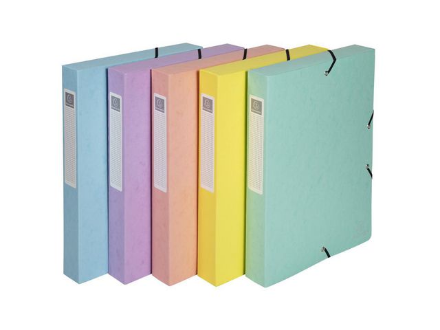 Exacompta Boxmapp 40mm Aquarel pastel, st