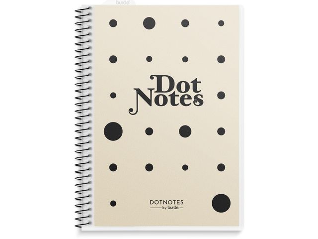 Burde Anteckningsblock DotNotes A5 spiral FSC Mix, st