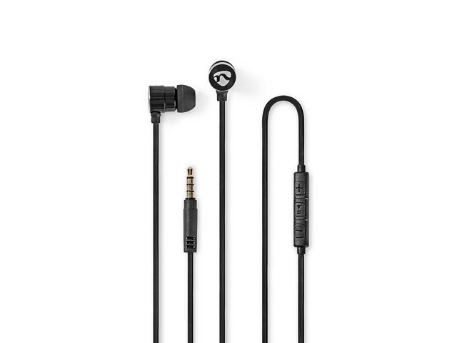 NEDIS Hörlur+Mic HPWD5020BK In-Ear, st