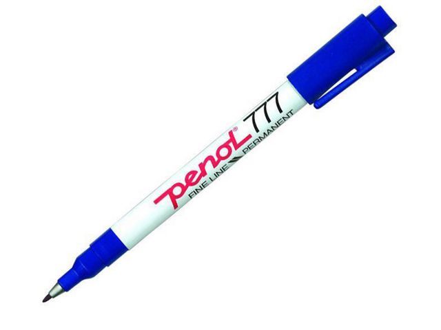 PENOL Märkpenna 777 permanent 1mm blå, st