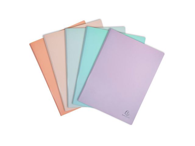 Exacompta Demobok 60 fickor Aquarel sorterade färger, fp om 5 st