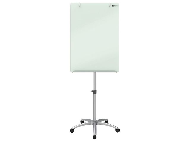 Nobo Whiteboard, glastavla, mobil, magnetisk glasyta, vit, 115,5 x 89 x 19,3 cm, st
