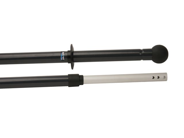 Activa Skaft Globe Grå 100-170cm, st