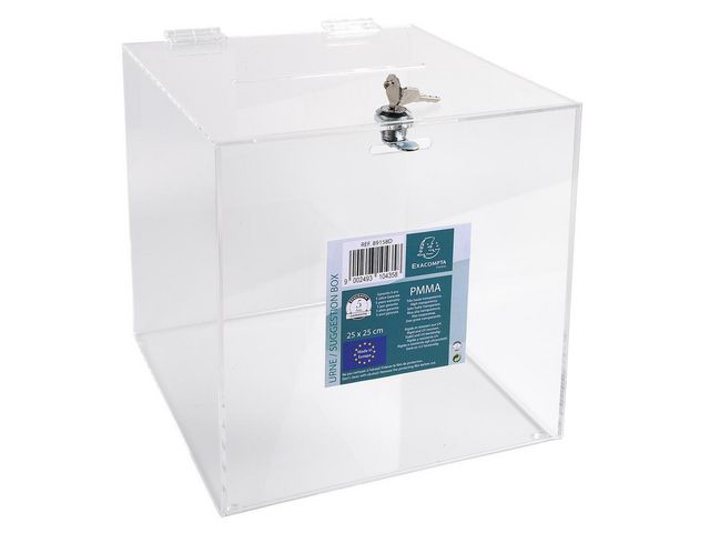 Exacompta Förslagslåda transparent, st