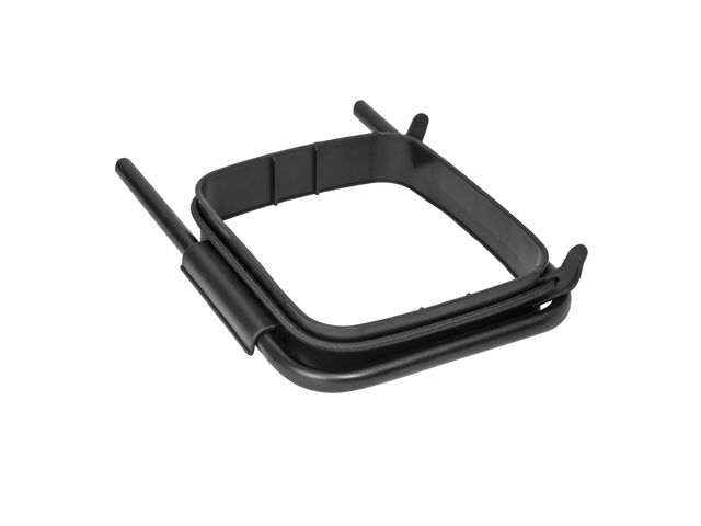 KATRIN Sopsäckställ svart metall 125L, st