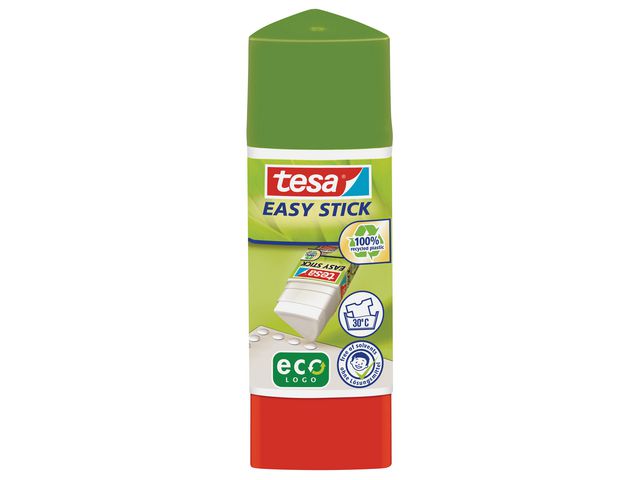 tesa® Easy Stick limstift, trekantigt, icke-permanent, 34 x 32 x 107 mm, fp om 12 st