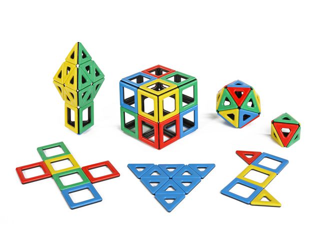 Polydron Magnetic, 96 delar, fp om 96 st