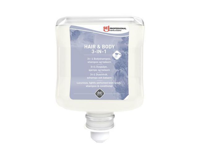 SC Johnson PPROFESSIONAL Duschtvål Refresh Lux 3in1 HairoBody 1L, st