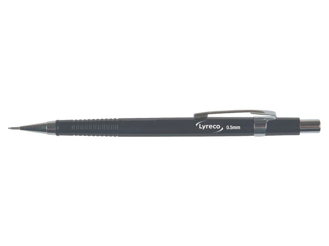 Lyreco Stiftpenna 0.5mm svart, fp om 12 st
