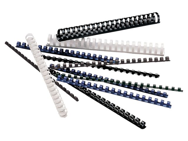 Lyreco Plastspiral 20mm Svart, fp om 100 st