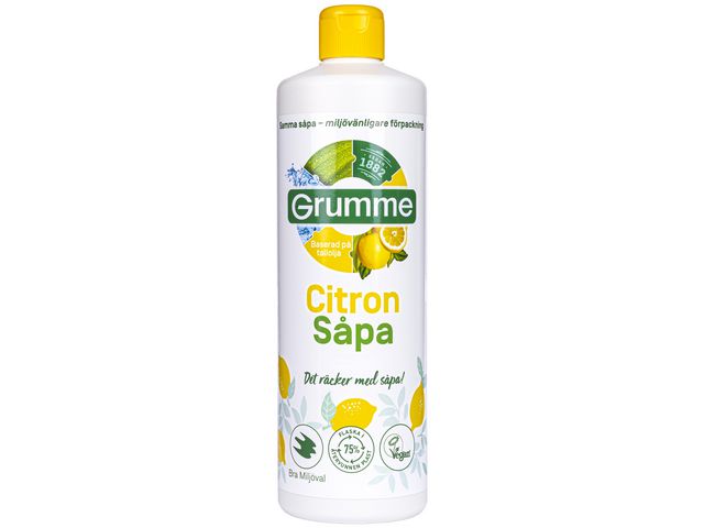 Grumme Allrengöring Citronsåpa Soft 750ml, flaska om 750 ml