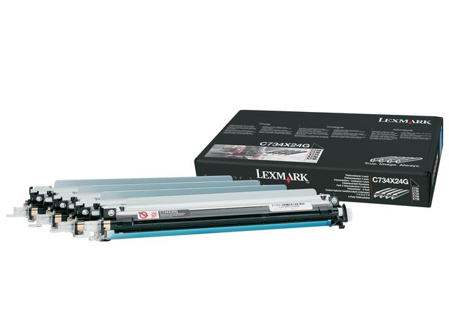 Lexmark Fotoenhet C734X24G, fp om 4 st