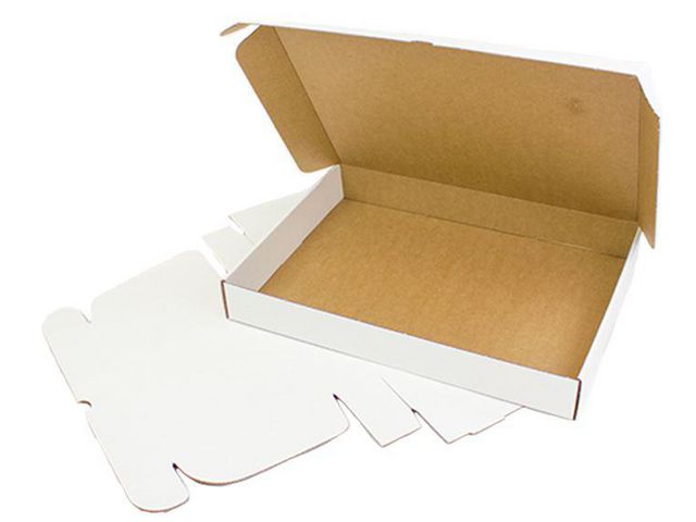 Boxon E-handelslåda 200x140x95mm vit ES19, st
